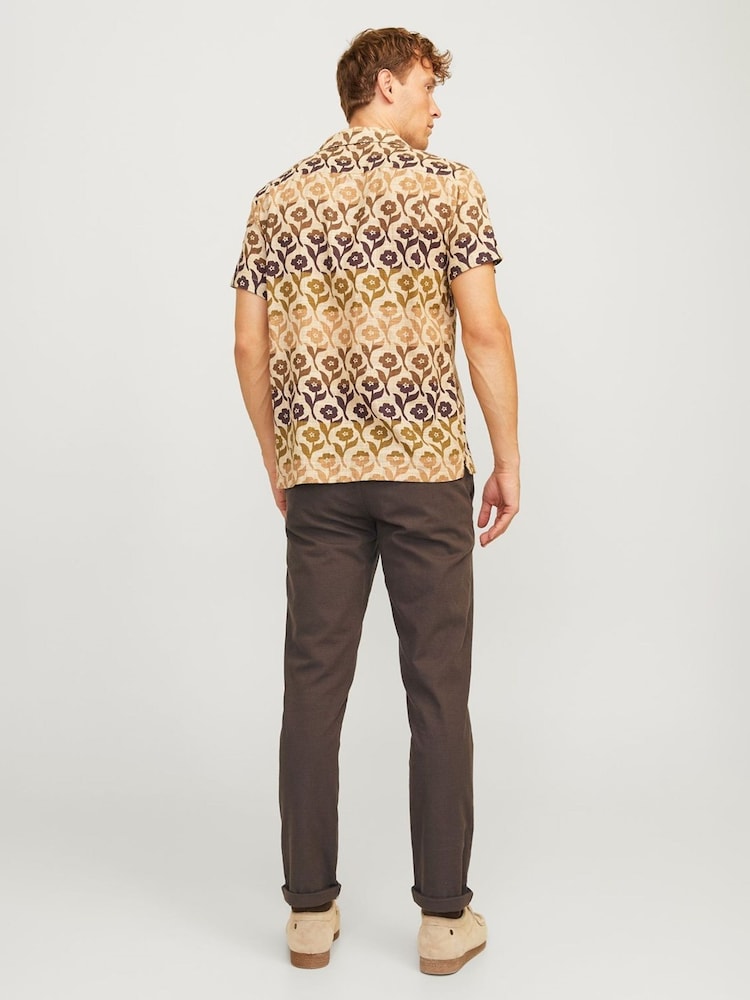 JACK & JONES Brown Marco Trousers - Image 2 of 6 JACK & JONES Brown Marco Trousers - Image 2 of 6