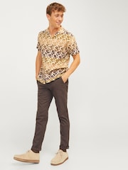 JACK & JONES Brown Marco Trousers - Image 3 of 6