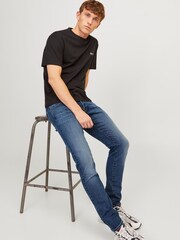 JACK & JONES Blue Glenn Slim Fox Jeans - Image 2 of 6