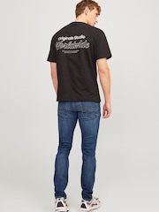 JACK & JONES Blue Glenn Slim Fox Jeans - Image 3 of 6