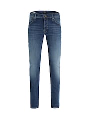 JACK & JONES Blue Glenn Slim Fox Jeans - Image 5 of 6