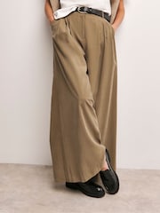Anthology By JD Williams Natural Premium Super Wide Leg Trousers - Image 3 of 5