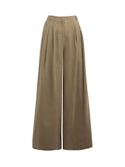 Anthology By JD Williams Natural Premium Super Wide Leg Trousers - Image 5 of 5