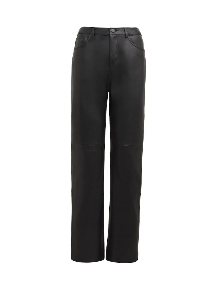 Anthology By JD Williams Black Leather Trousers - Image 5 of 5