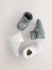 Blue Milk Club Baby Sock Top Bootie Shoes (0-18mths) - Image 2 of 7