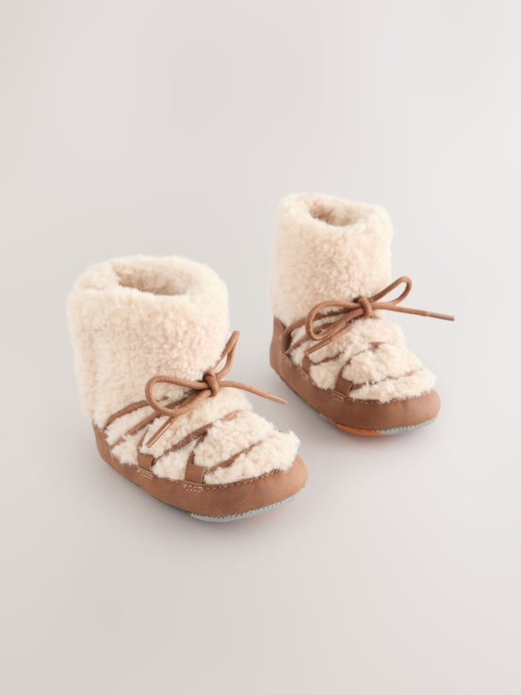 Neutral, Teddyfell - Baby Warm Lined Boots (0-2mths) - Bild 1 von 5