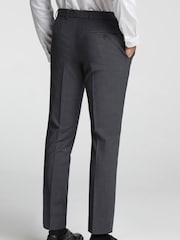 Ted Baker Tailoring Charcoal Grey Prem Panama Slim Suit Trousers - Image 2 of 4