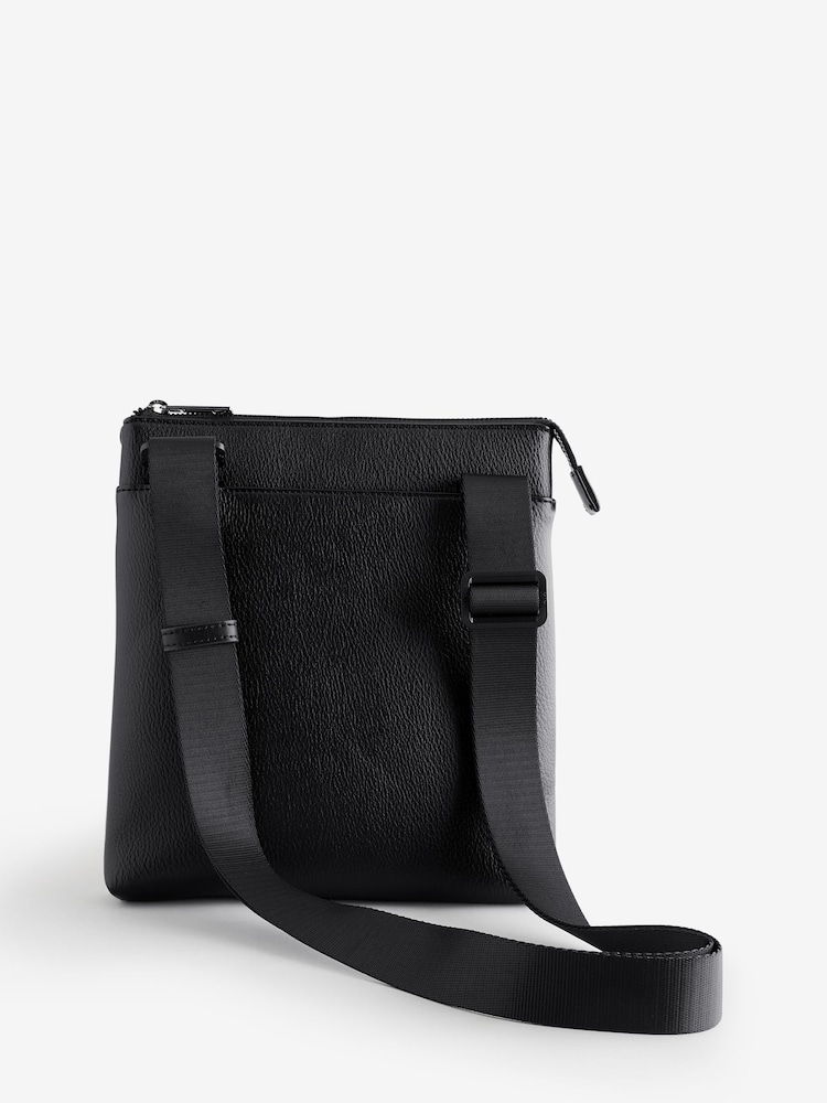 Armani Exchange Logo Cross-Body Black Bag - Image 2 of 6 Armani Exchange Logo Cross-Body Black Bag - Image 2 of 6