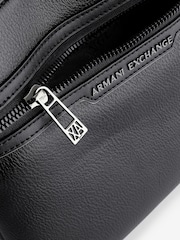 Armani Exchange Logo Cross-Body Black Bag - Image 5 of 6