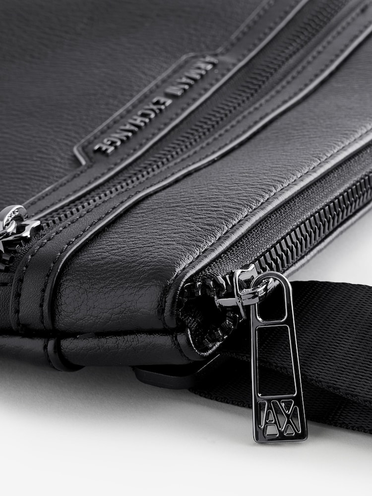 Armani Exchange Logo Cross-Body Black Bag - Image 6 of 6 Armani Exchange Logo Cross-Body Black Bag - Image 6 of 6