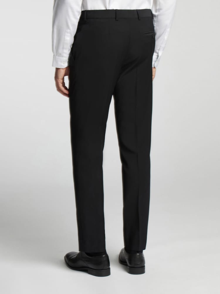 Ted Baker Tailoring Premium Panama Slim Suit Black Trousers - Image 2 of 4