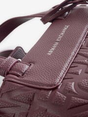 Armani Exchange Burgundy Red Logo Tote Bag - Imagen 6 de 6