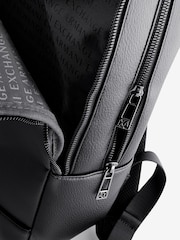 Armani Exchange Logo Black Backpack - Image 4 of 6