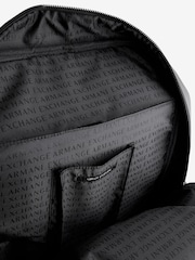 Armani Exchange Logo Black Backpack - Image 6 of 6