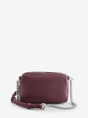 Armani Exchange Burgundy Red Logo Cross-Body Bag - Image 2 of 5