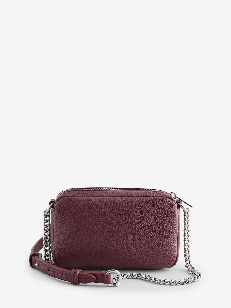 Armani Exchange Burgundy Red Logo Cross-Body Bag - Image 2 of 5
