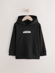 Noir - Sweat à capuche S’abonner (3-16ans) - Image 1 de 4