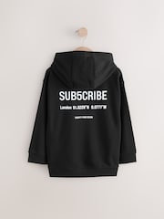 Noir - Sweat à capuche S’abonner (3-16ans) - Image 2 de 4