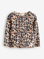 Tan Brown All-Over Animal Printed T-Shirts 2 Pack - Image 3 of 3