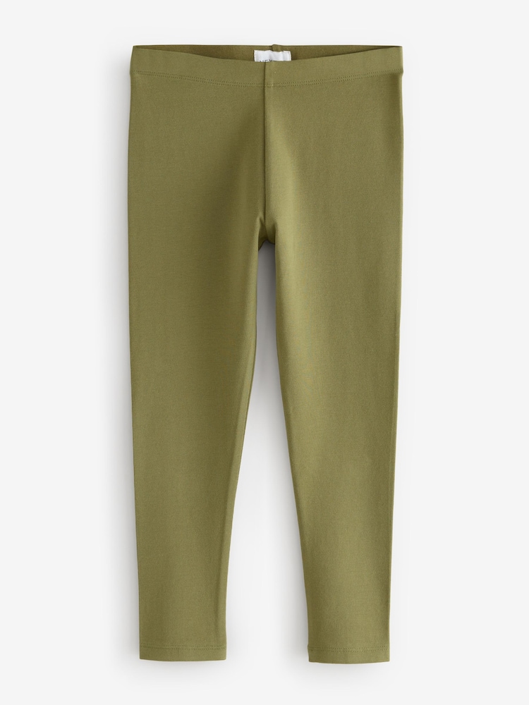 Khaki Green Leggings Trousers 2 Pack - Image 2 of 3
