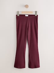 Plum Purple Small Flared Leggings Trousers 2 Pack - Image 3 of 3