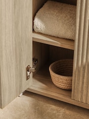 Natural Rib Kendrick Storage Console Cabinet - Image 3 of 5