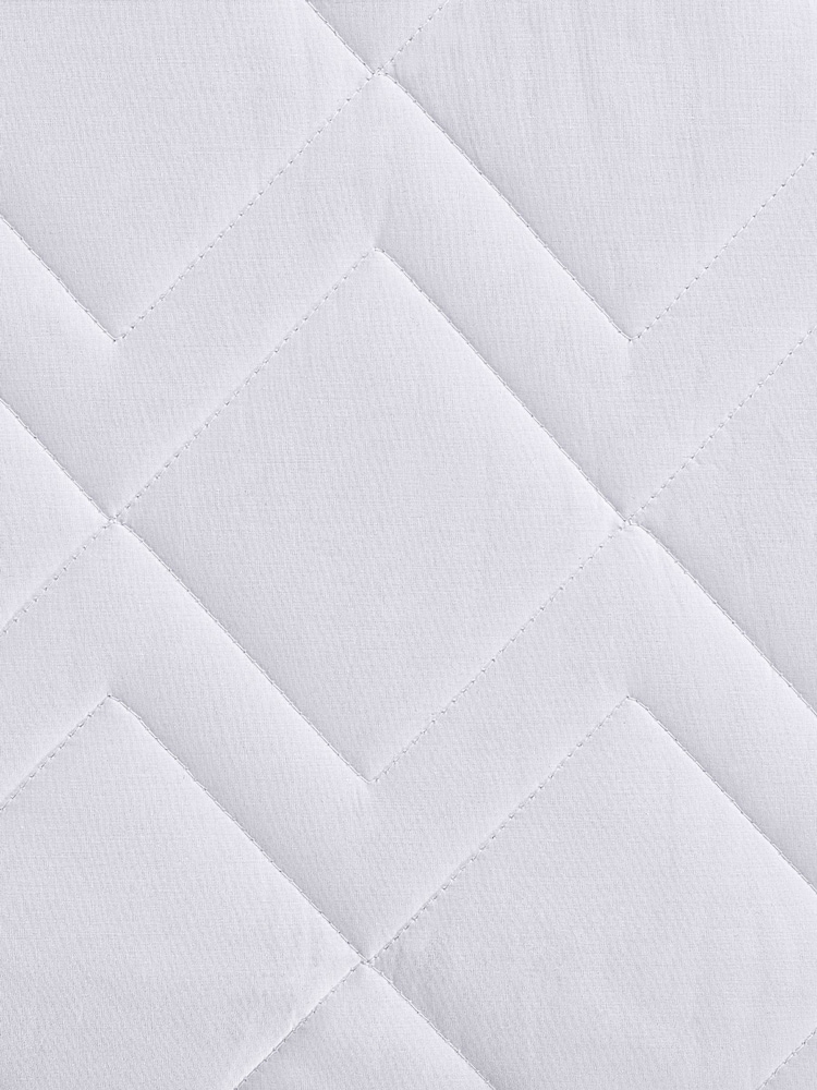 Simba Mattress 100% Cotton White Protector - Image 2 of 3