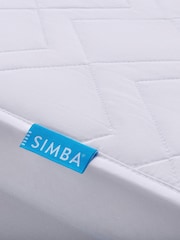 Simba Mattress 100% Cotton White Protector - Image 3 of 3
