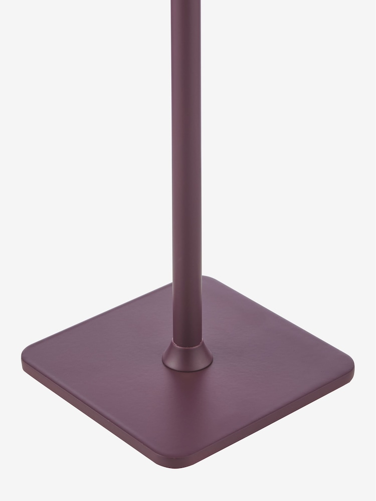 Dar Lighting Satin Purple Derrick Rechargeable Outdoor USB Table Lamp - Image 8 of 8