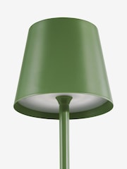 Dar Lighting Satin Green Derrick Rechargeable Outdoor USB Table Lamp - Image 7 of 8