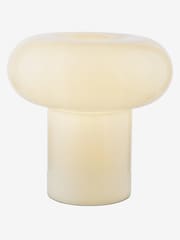 Dar Lighting White Glass Kaja Table Lamp - Image 3 of 6