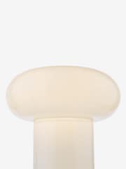 Dar Lighting White Glass Kaja Table Lamp - Image 5 of 6