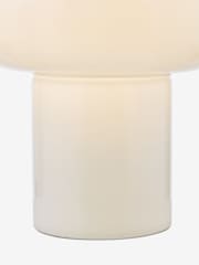 Dar Lighting White Glass Kaja Table Lamp - Image 6 of 6