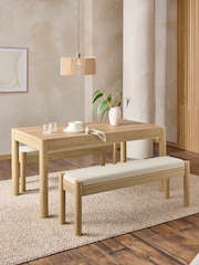 Natural Light Noa Storage Dining Table and Bench Set - Image 1 of 10