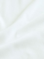 White Long Sleeve Cropped Crew Neck T-Shirt - Image 4 of 4