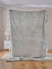Grey Carved Pebble Throw - Image 2 of 5