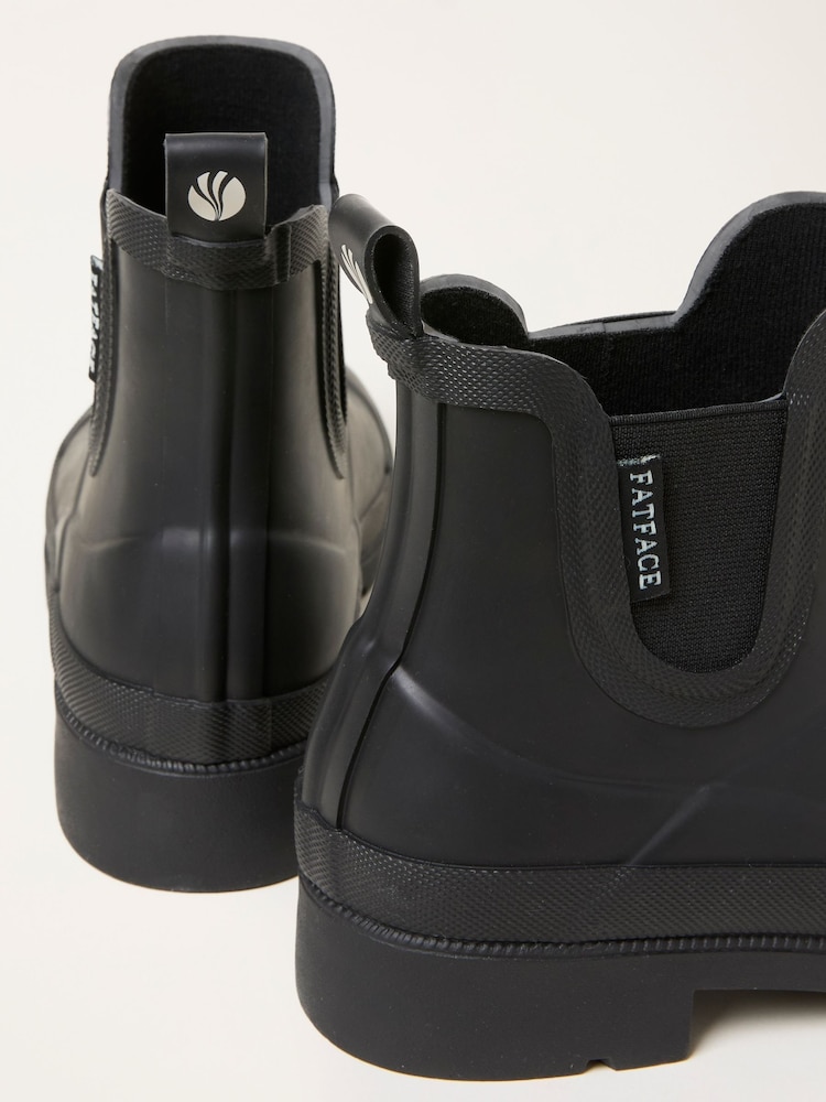 FatFace Black Rubber Ankle Welly - Image 2 of 3