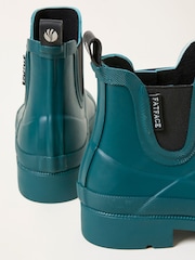 FatFace Teal Blue Rubber Ankle Welly - Image 3 of 3