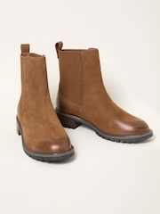FatFace Evelyn Tan Brown Chelsea Boot - Image 2 of 3