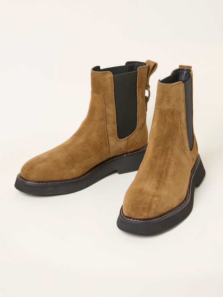 FatFace Rowe Tan Brown Chelsea Boot - Image 2 of 3