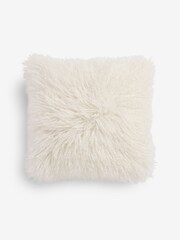 Mongolian Faux Fur Cushion - صورة 3 من 5