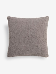 Grey 59 x 59cm Jasper Checkerboard Cushion - Image 4 of 6