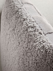 Grey 59 x 59cm Jasper Checkerboard Cushion - Image 6 of 6