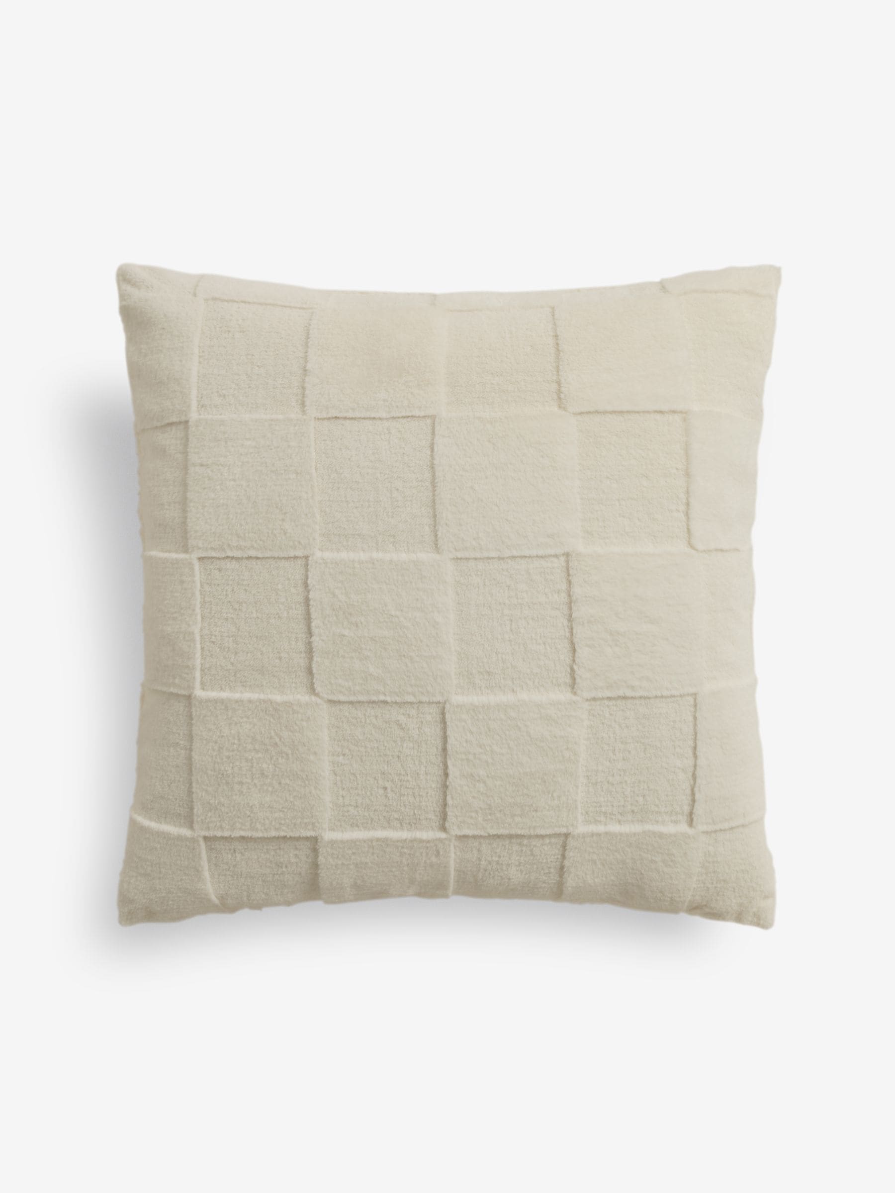 Buy Ivory 59 x 59cm Jasper Checkerboard Cushion from Next USA