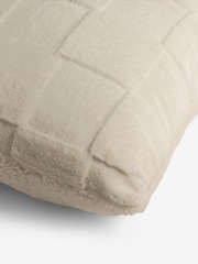 Ivory 59 x 59cm Jasper Checkerboard Cushion - Image 5 of 5