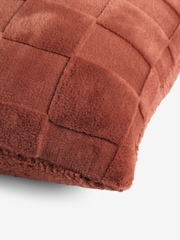 Orange 59 x 59cm Jasper Checkerboard Cushion - Image 6 of 6