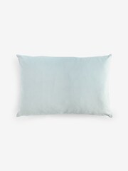 Blue 40 x 59cm Cut Velvet Spot Cushion - Image 4 of 5