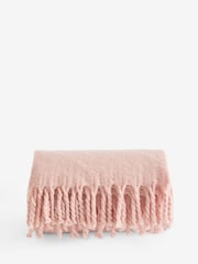 Pink Embroidered Candycane Cosy Throw - Image 1 of 2