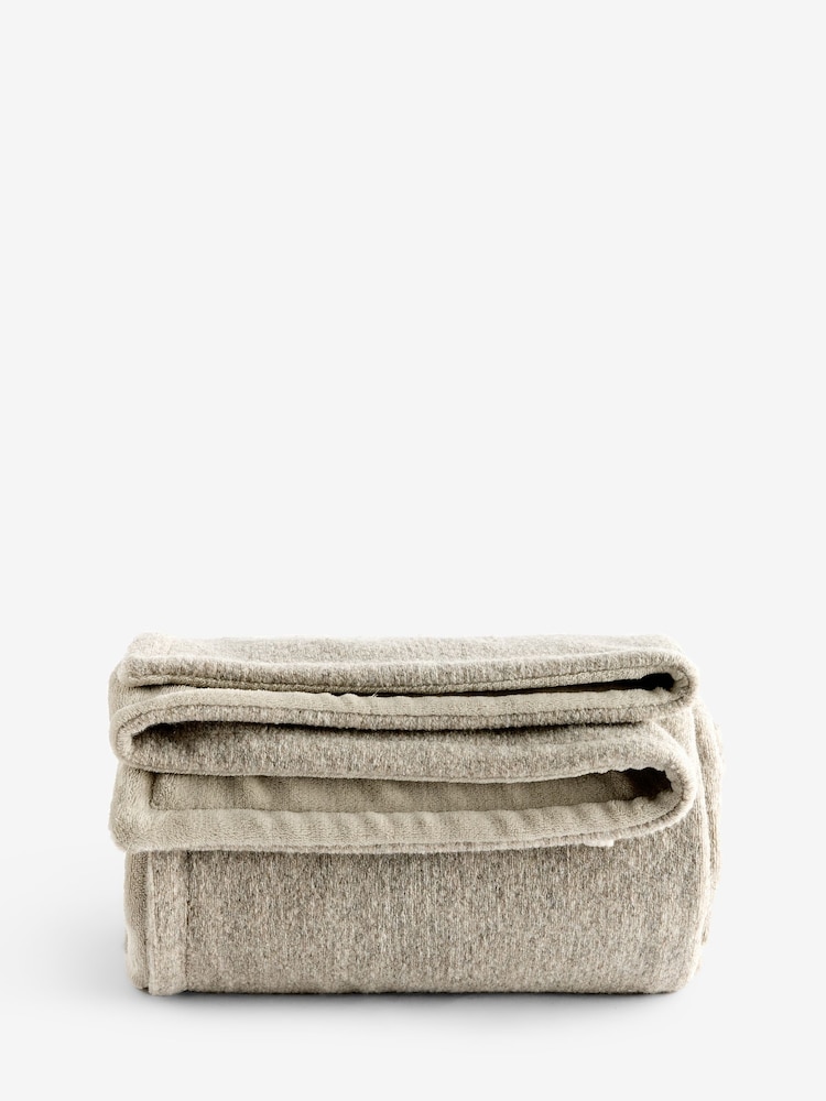 Grey Tufted Borg Tree Throw - Image 1 of 1