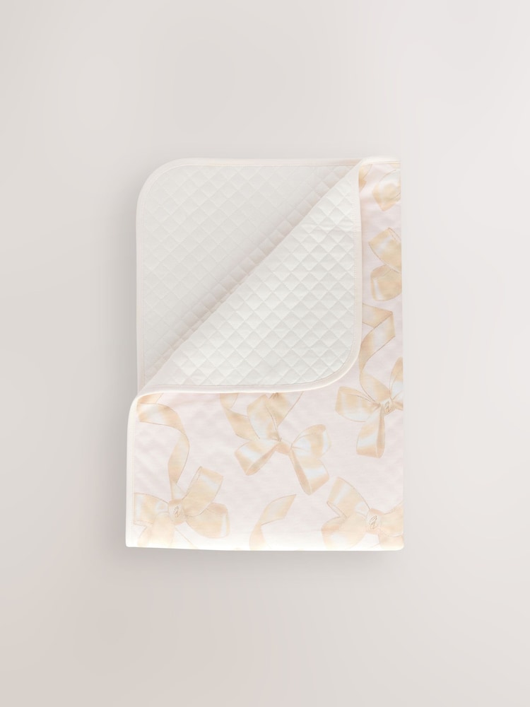 Baker by Ted Baker All-Over Bow Print Blanket - Image 2 of 5